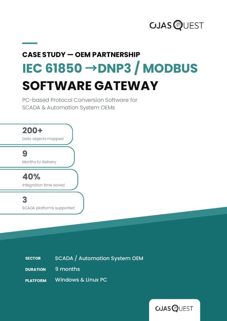 IEC 61850 → DNP3 / Modbus Software Gateway